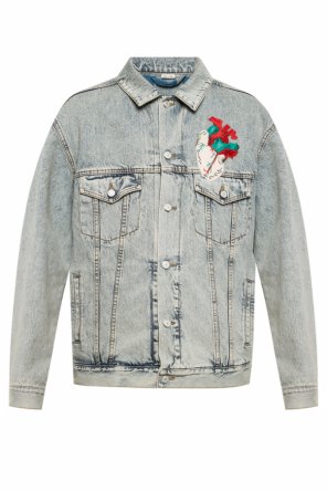 Patched denim jacket, zdjęcie 1 Patched denim jacket od Gucci